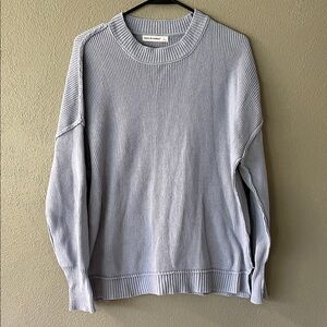 Moon & Madison Light Blue Knit Sweater Size Large